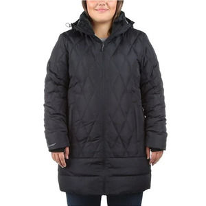 Moosejaw Woodward Longer Full Zip Down Jacket, Women's Size S - Black